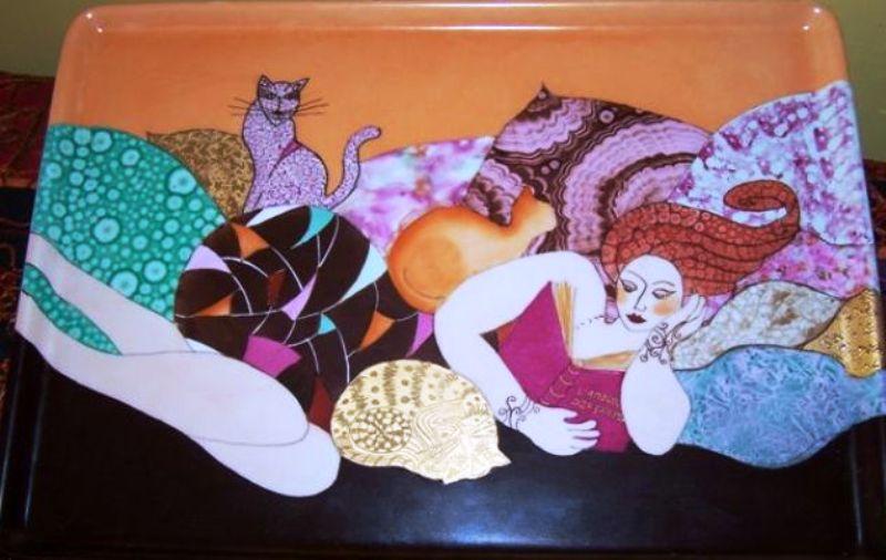 julia11.jpg - Plateau : la femme aux chats
