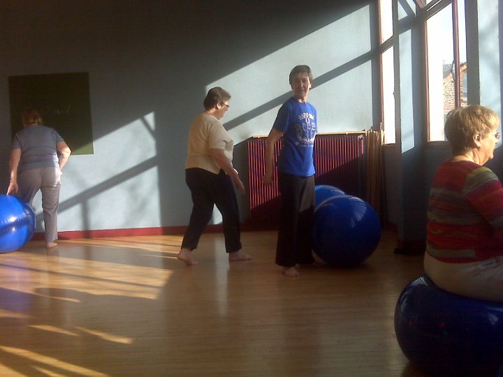 gymnastique au ballon